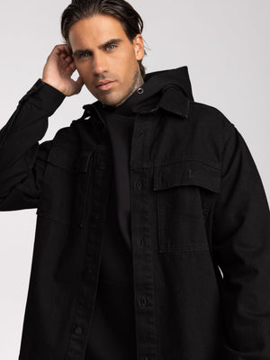 OVER SHIRT JACKET Black / XXL