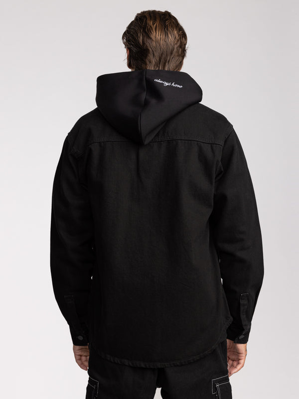 OVER SHIRT JACKET Black / XXL