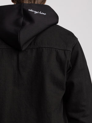 OVER SHIRT JACKET Black / XXL