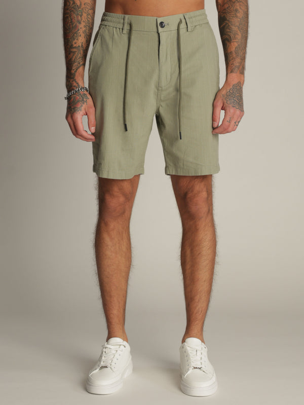 WOVEN BERMUDA Khaki / 48