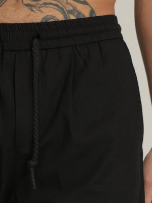 WOVEN BERMUDA Black / 48