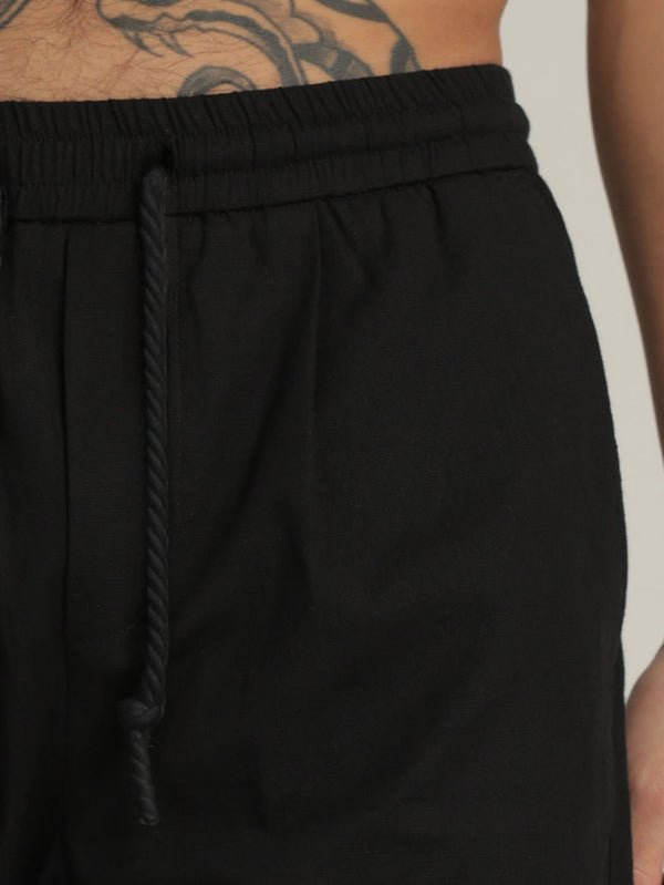 WOVEN BERMUDA Black / 48