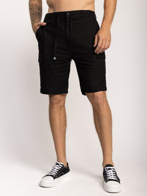 WOVEN BERMUDA Black / 48