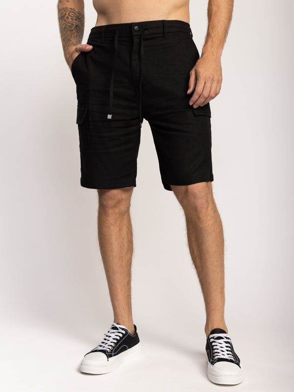 WOVEN BERMUDA Black / 48