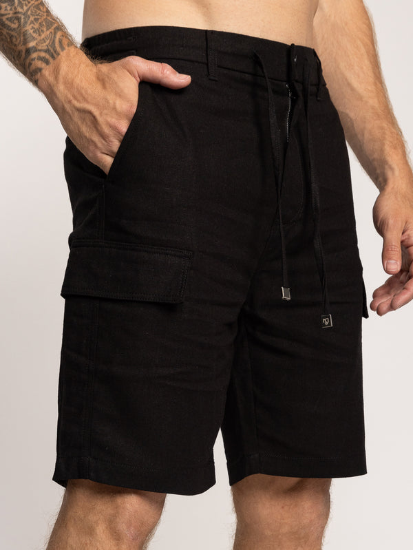 WOVEN BERMUDA Black / 48