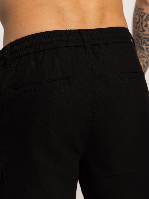 WOVEN BERMUDA Black / 48