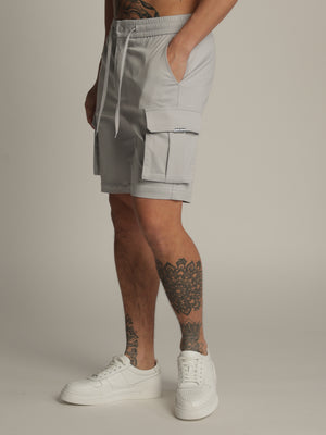 CARGO WOVEN BERMUDA Light Gray / 48