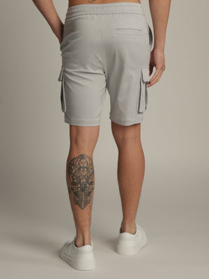 CARGO WOVEN BERMUDA Light Gray / 48