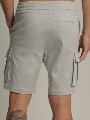 CARGO WOVEN BERMUDA Light Gray / 48