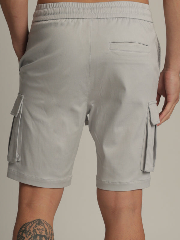CARGO WOVEN BERMUDA Light Gray / 48