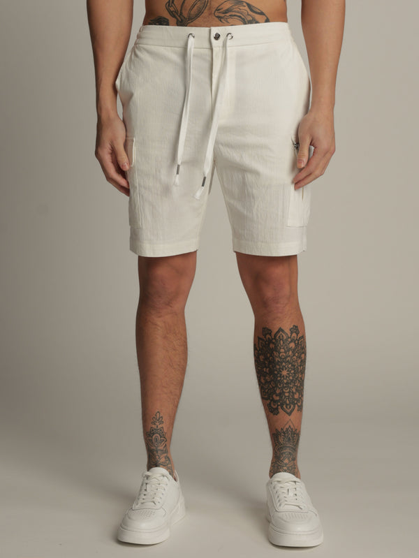 CARGO WOVEN BERMUDA White / 48