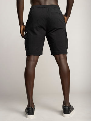 CARGO WOVEN BERMUDA Black / 48