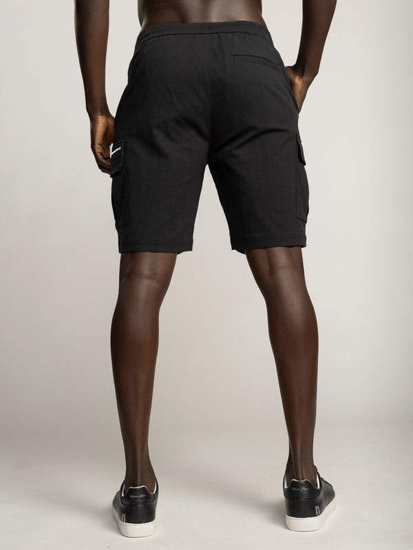 CARGO WOVEN BERMUDA Black / 48