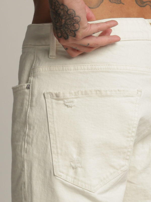 BASIC JEANS BERMUDA Cream / 48