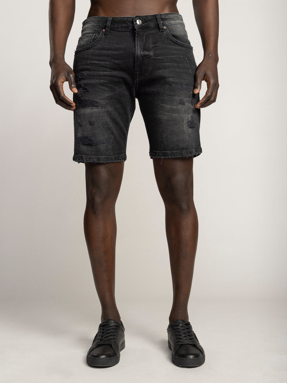 JEANS BERMUDA Black / 48