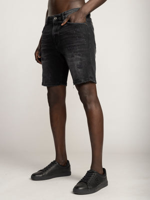 JEANS BERMUDA Black / 48