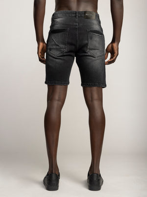 JEANS BERMUDA Black / 48