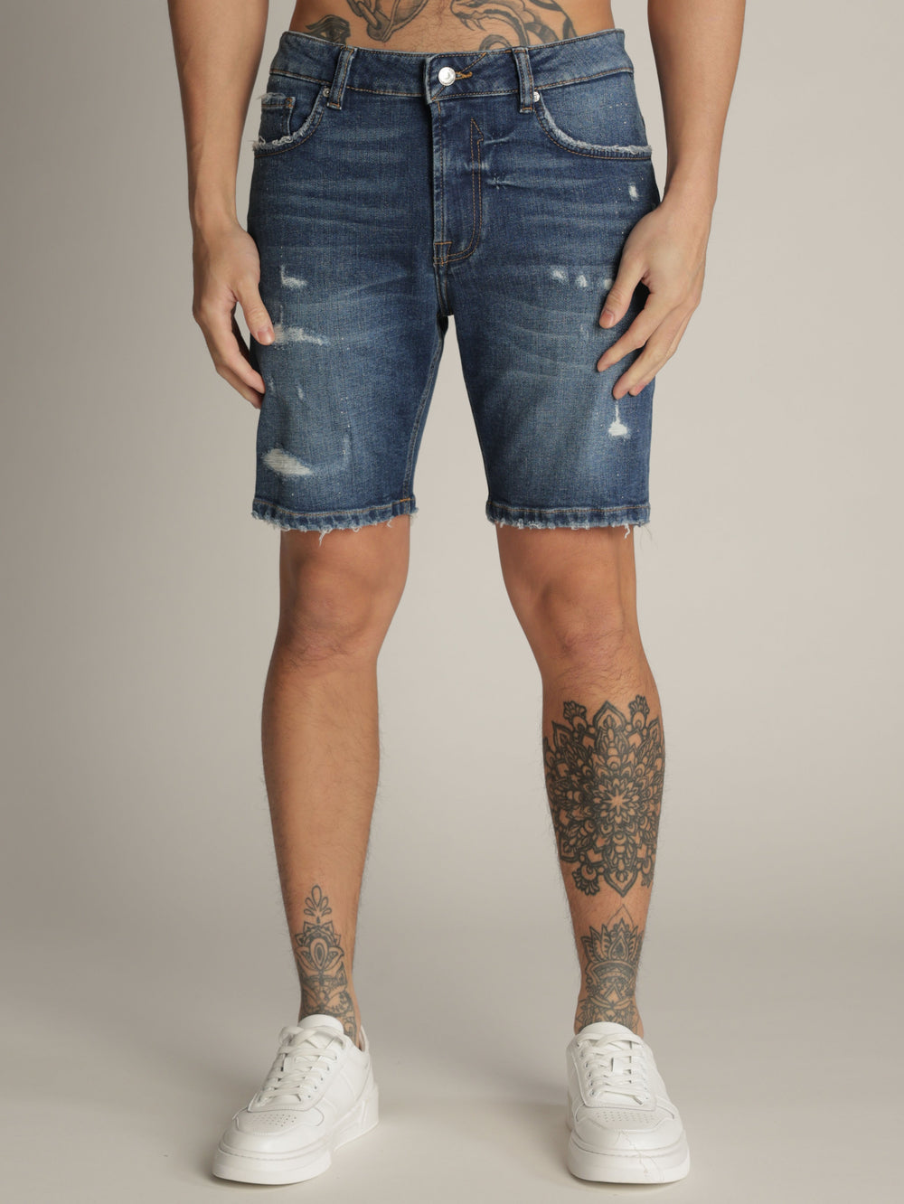 JEANS BERMUDA Blue / 48
