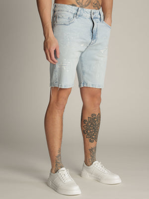 JEANS BERMUDA Light Blue / 48