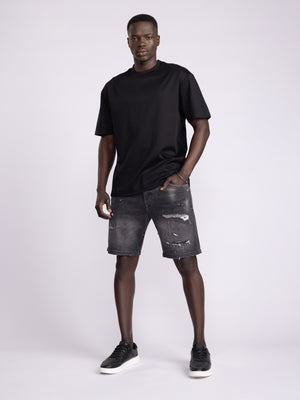 JEANS BERMUDA Dark Gray / 48