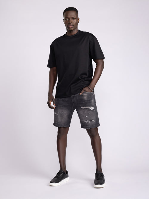 JEANS BERMUDA Dark Gray / 48