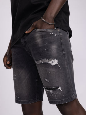 JEANS BERMUDA Dark Gray / 48