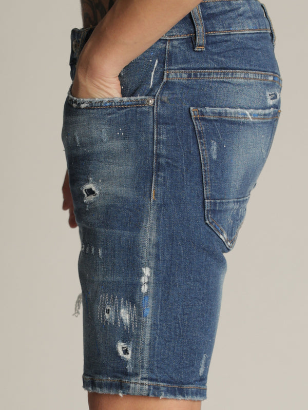 JEANS BERMUDA Blue / 48
