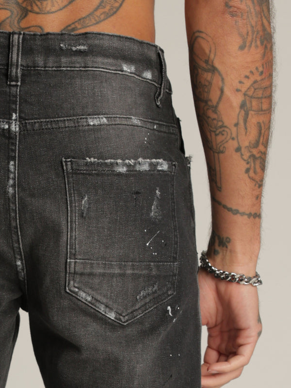 JEANS BERMUDA Dark Gray / 48