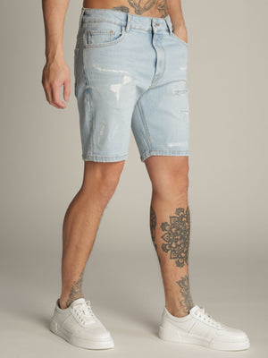 JEANS BERMUDA Light Blue / 48