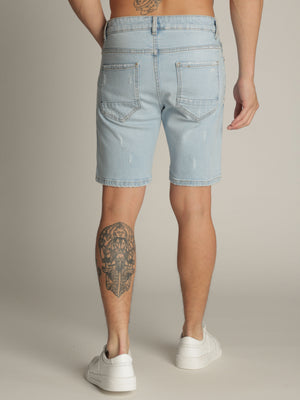 JEANS BERMUDA Light Blue / 48