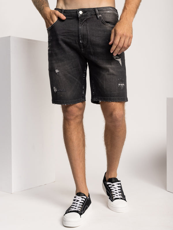 JEANS BERMUDA Dark Gray / 48