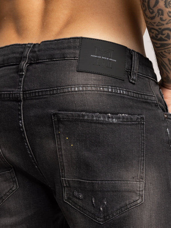 JEANS BERMUDA Dark Gray / 48