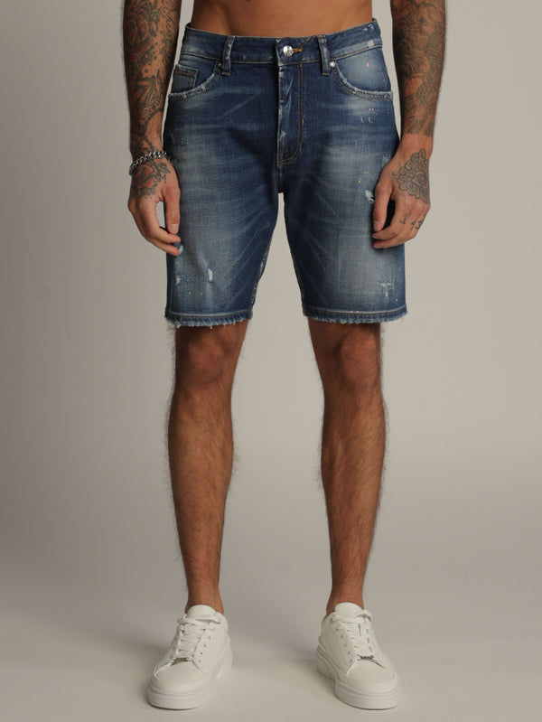 JEANS BERMUDA Blue / 48
