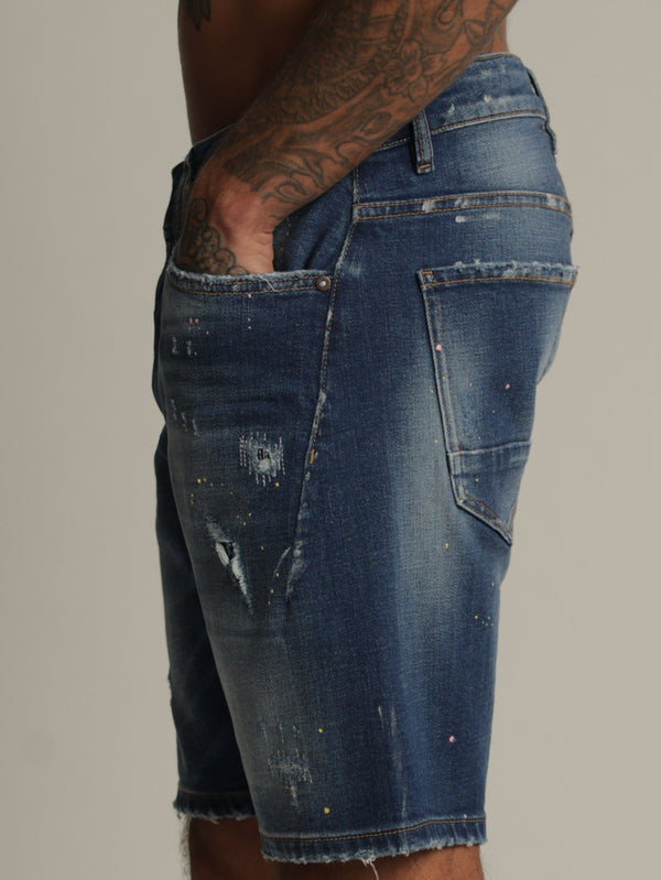 JEANS BERMUDA Blue / 48