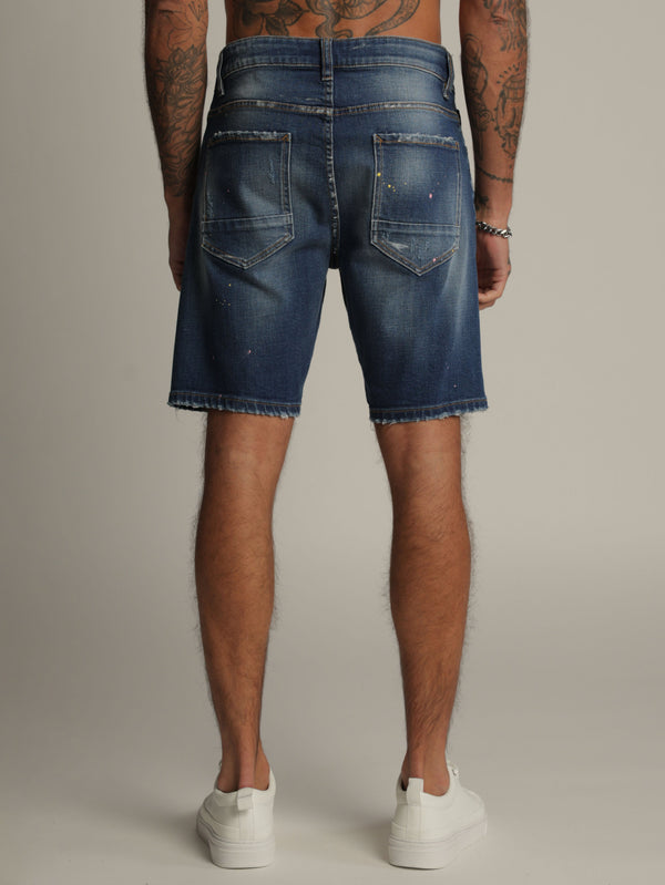 JEANS BERMUDA Blue / 48