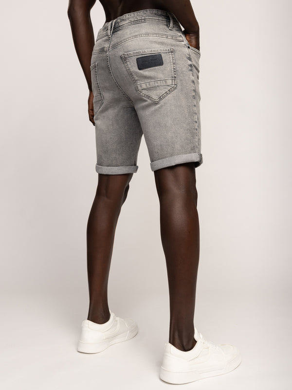 BASIC JEANS BERMUDA Light Gray / 48