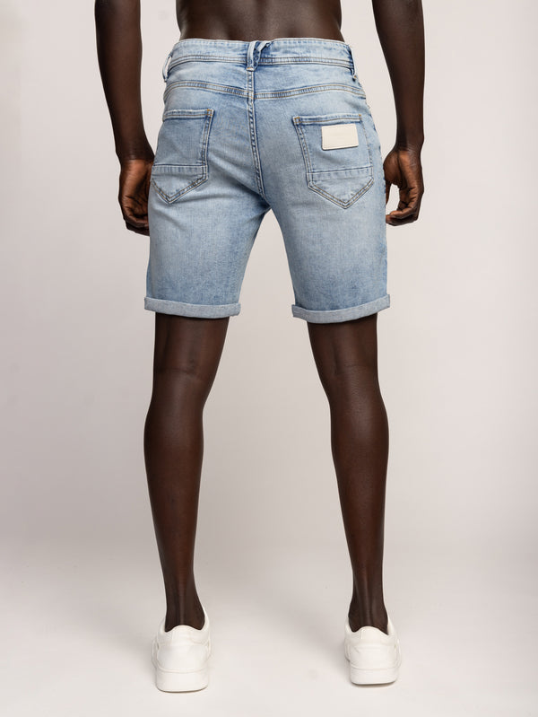BASIC JEANS BERMUDA Light Blue / 48