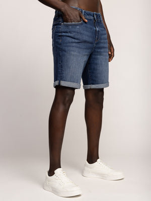 BASIC JEANS BERMUDA Blue / 48