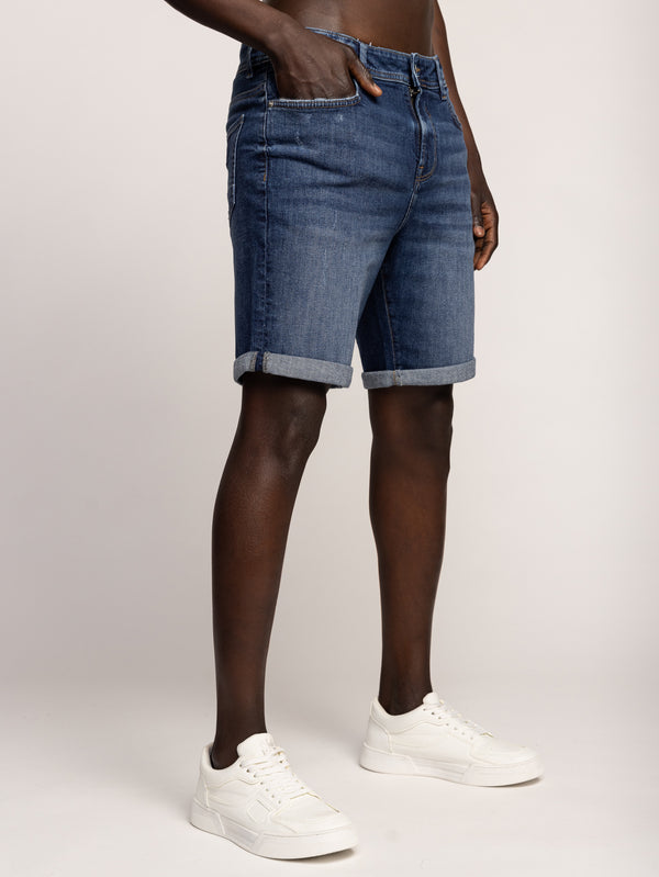 BASIC JEANS BERMUDA Blue / 48