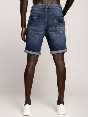 BASIC JEANS BERMUDA Blue / 48