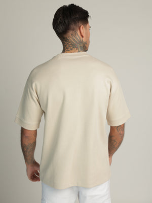 FASHION BASIC T-SHIRT Stone / XXS