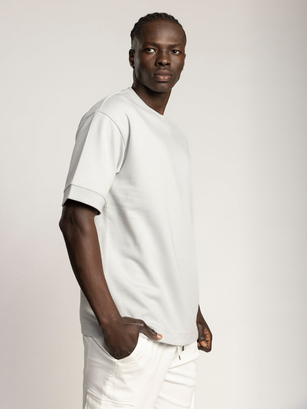 FASHION BASIC T-SHIRT Light Blue / XXS