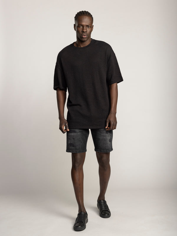 FASHION BASIC T-SHIRT Black / XXS