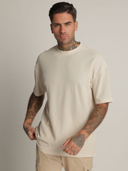 FASHION BASIC T-SHIRT Stone / XXS