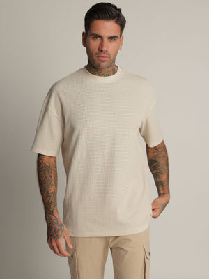 FASHION BASIC T-SHIRT Stone / XXS