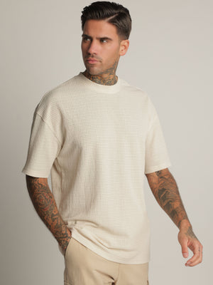FASHION BASIC T-SHIRT Stone / XXS