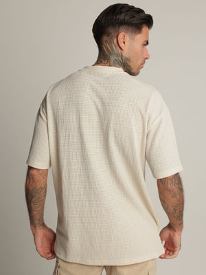 FASHION BASIC T-SHIRT Stone / XXS