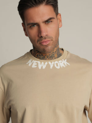 FASHION BASIC T-SHIRT Khaki / XXS