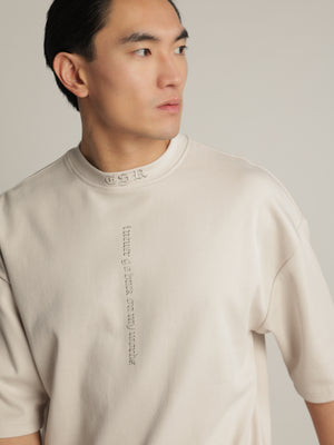 FASHION BASIC T-SHIRT Stone / XXS