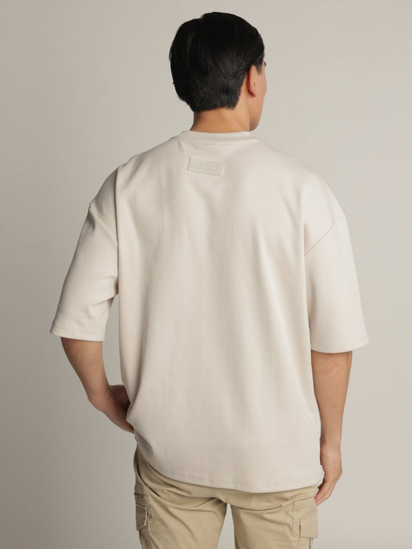 FASHION BASIC T-SHIRT Stone / XXS